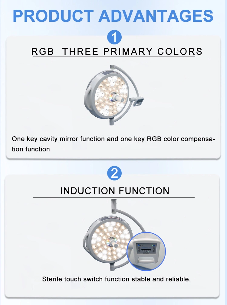 Medical Equipment Hospital Device Patient Use Double Head LED Operating Lamp Hospital Surgical Lights