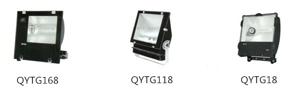 IP65 250W 400W Black Metal Halide Outdoor Flood Light