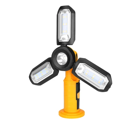 Brightenlux portátil bolso inspeção magnética à prova dwaterproof água 90 rotação ímã flexível banco de potência alta potência cob led luz trabalho